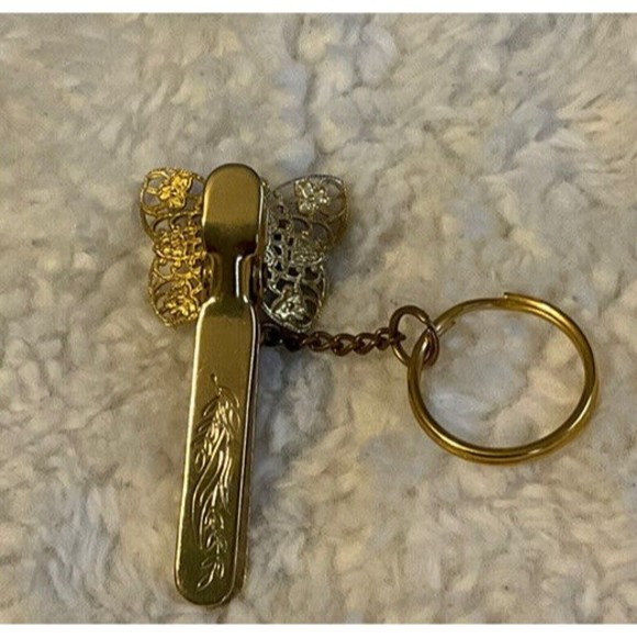 Vintage 1950’s Blue Stone Butterfly Key Finder. In Excellent Condition. - Picture 3 of 5